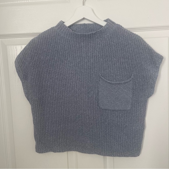 FREE PEOPLE BEACH Freya Cotton Knit Sweater Top - Picture 4 of 8